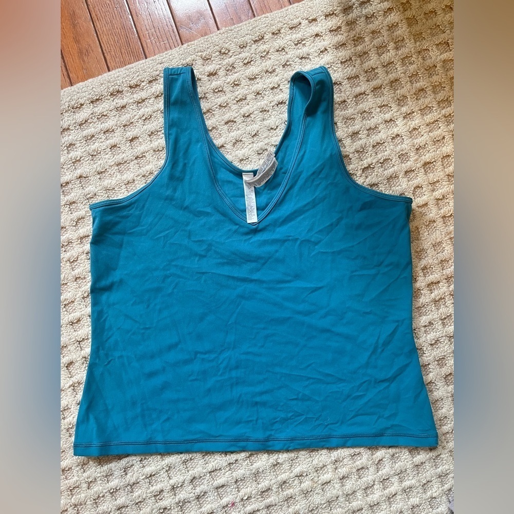 ATHLETA Transcend Tank Teal XL - Picture 2 of 5